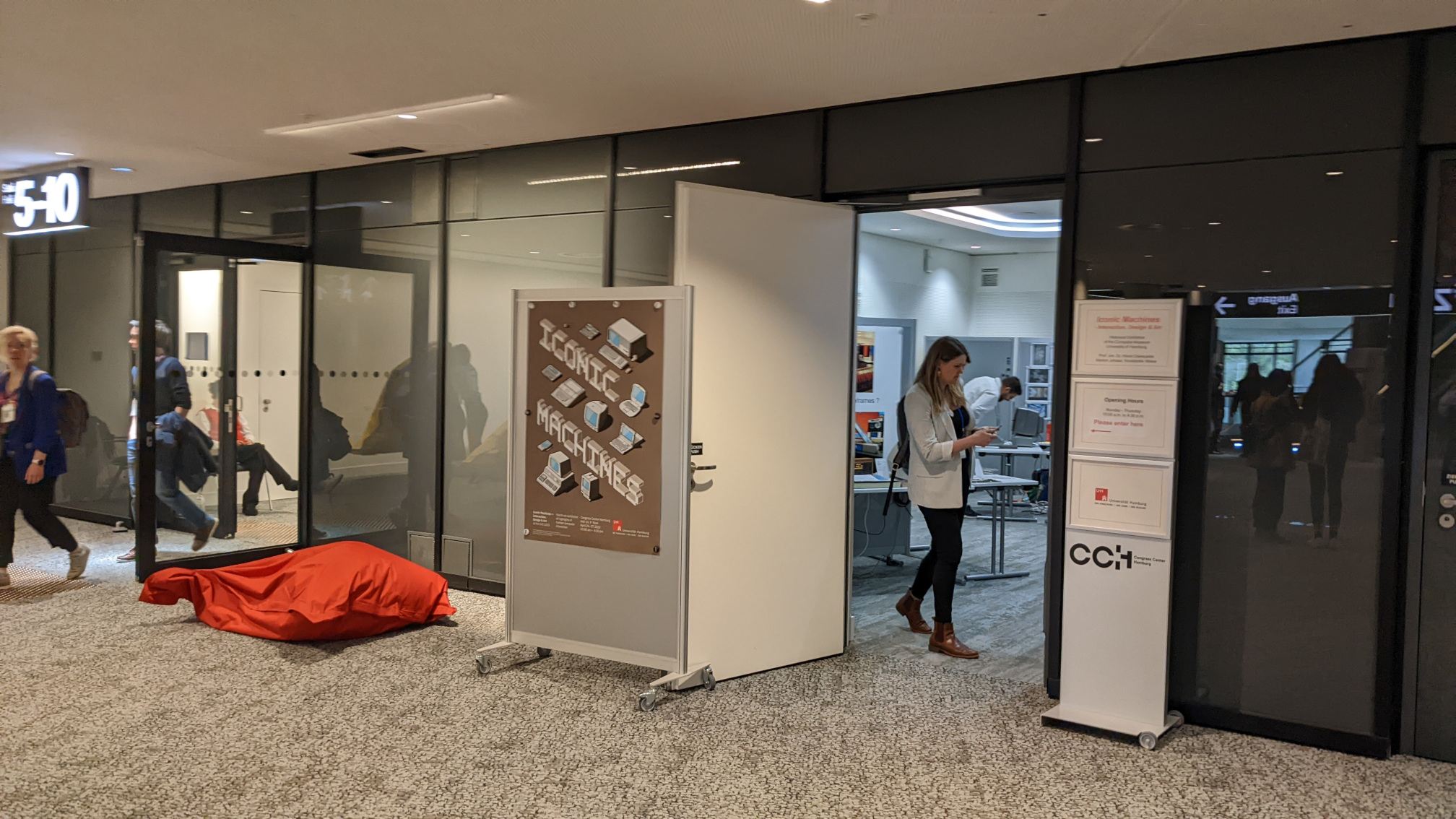 Stacks of servers and networking hardware