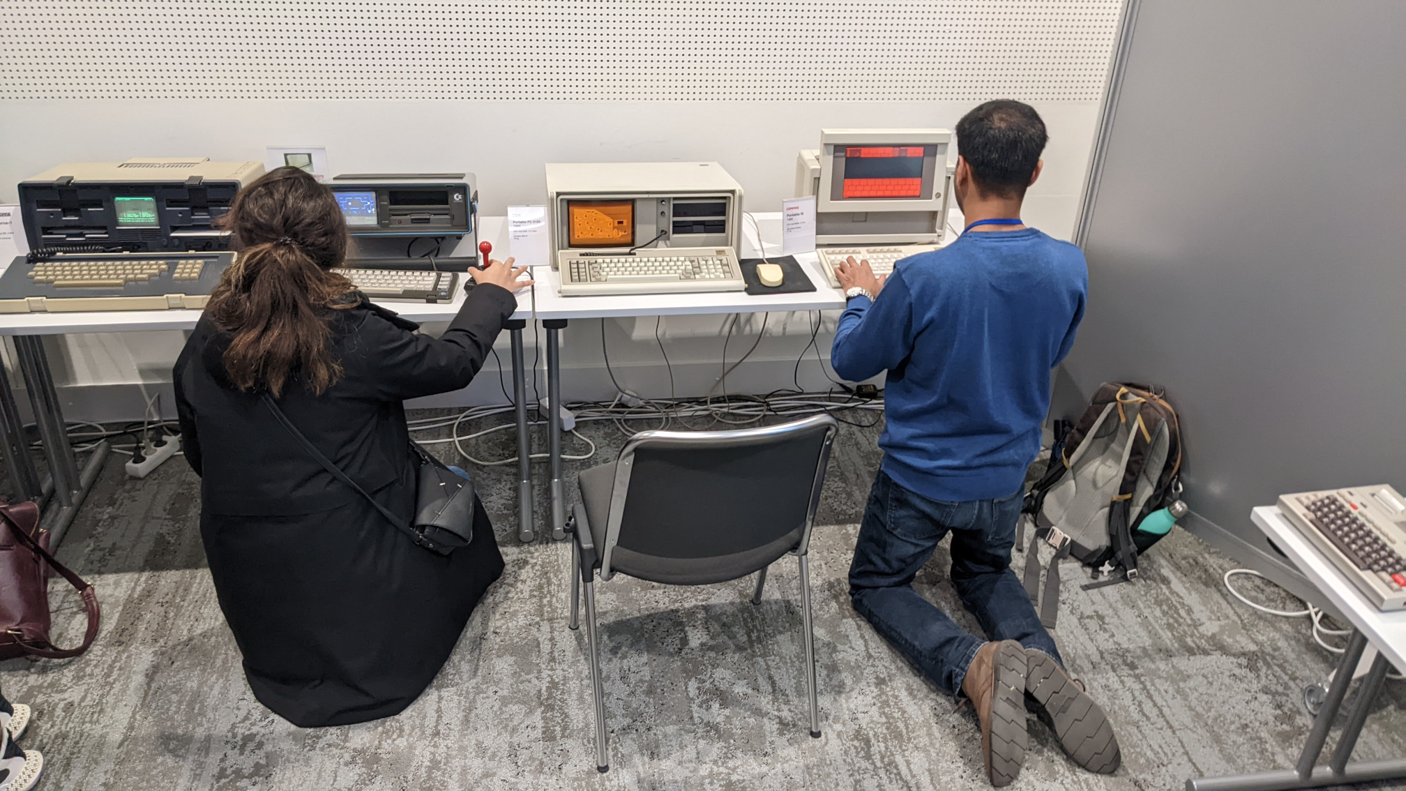 Collection of handheld gaming systems